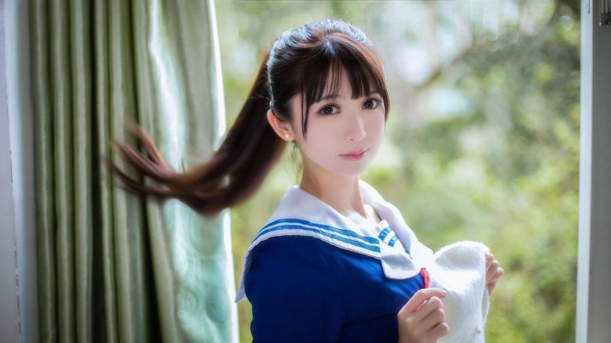 鳗鱼霏儿猫耳娘的cosplay照片图包，每一张都超好看